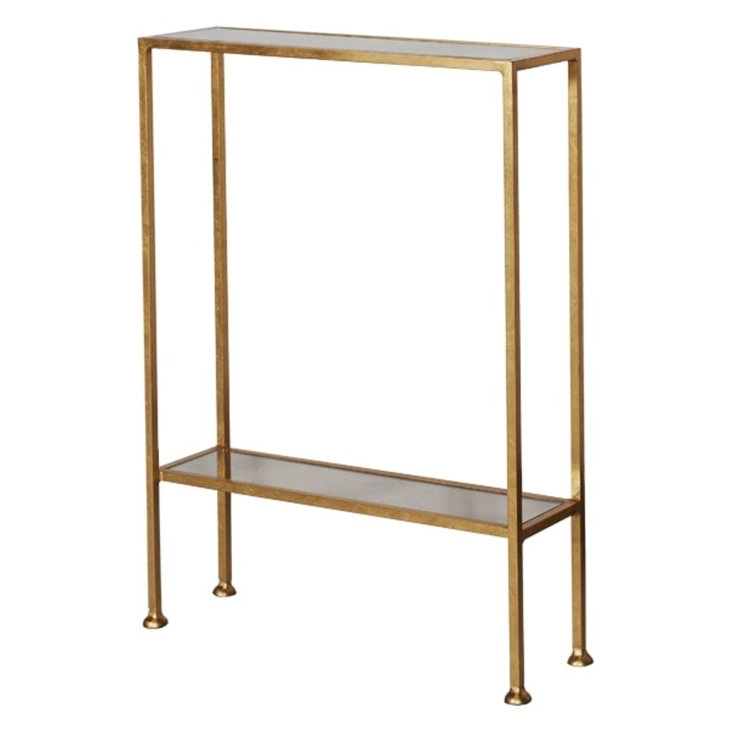Preview image for Porter 1, Sm Gold Lf Shelf W Mir