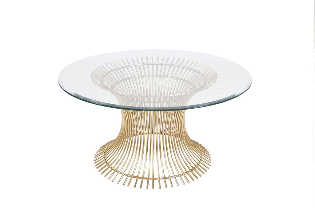 Powell Cf, Gold Lf Iron Coffee Table