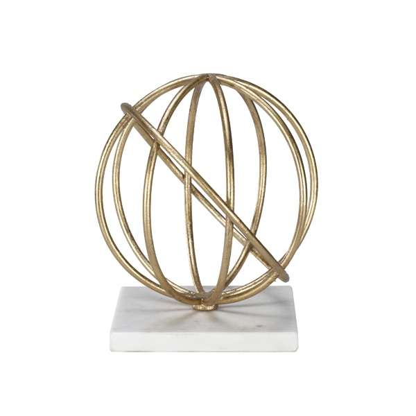 Quincy G, Gold Leaf Sphere