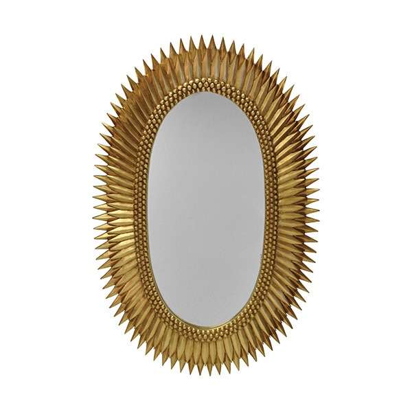 Rita G, Oval Starburst Mirror