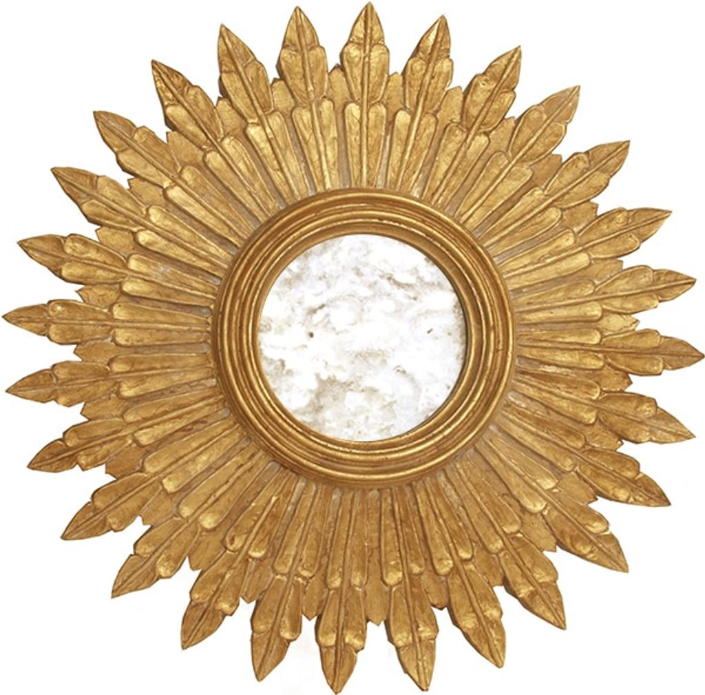 Santo G, Gold Lf Handcarved Mir