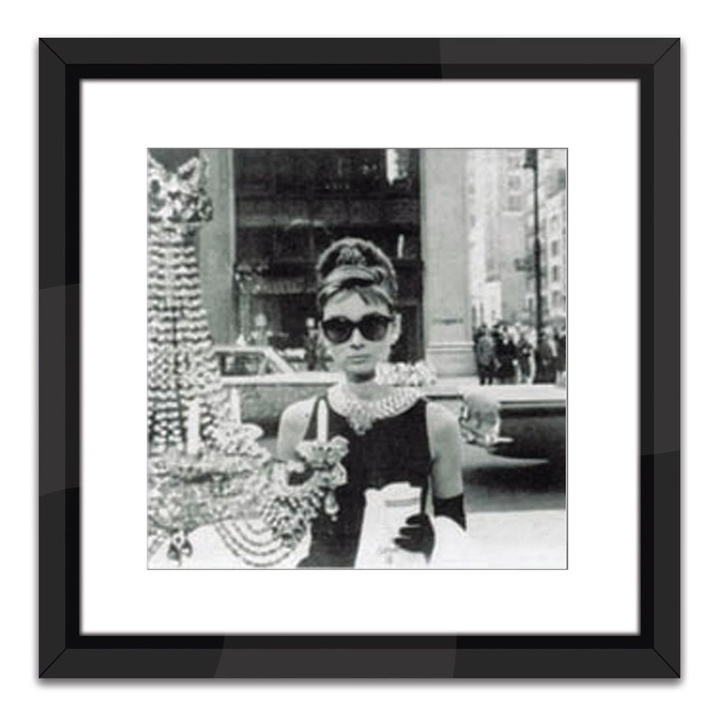 Preview image for Svs14, Shopping At Tiffany's Sq - Black Lacquer Frame