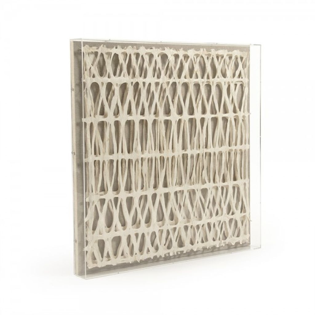 Framed Abstract Paper Wall Art (30"W)