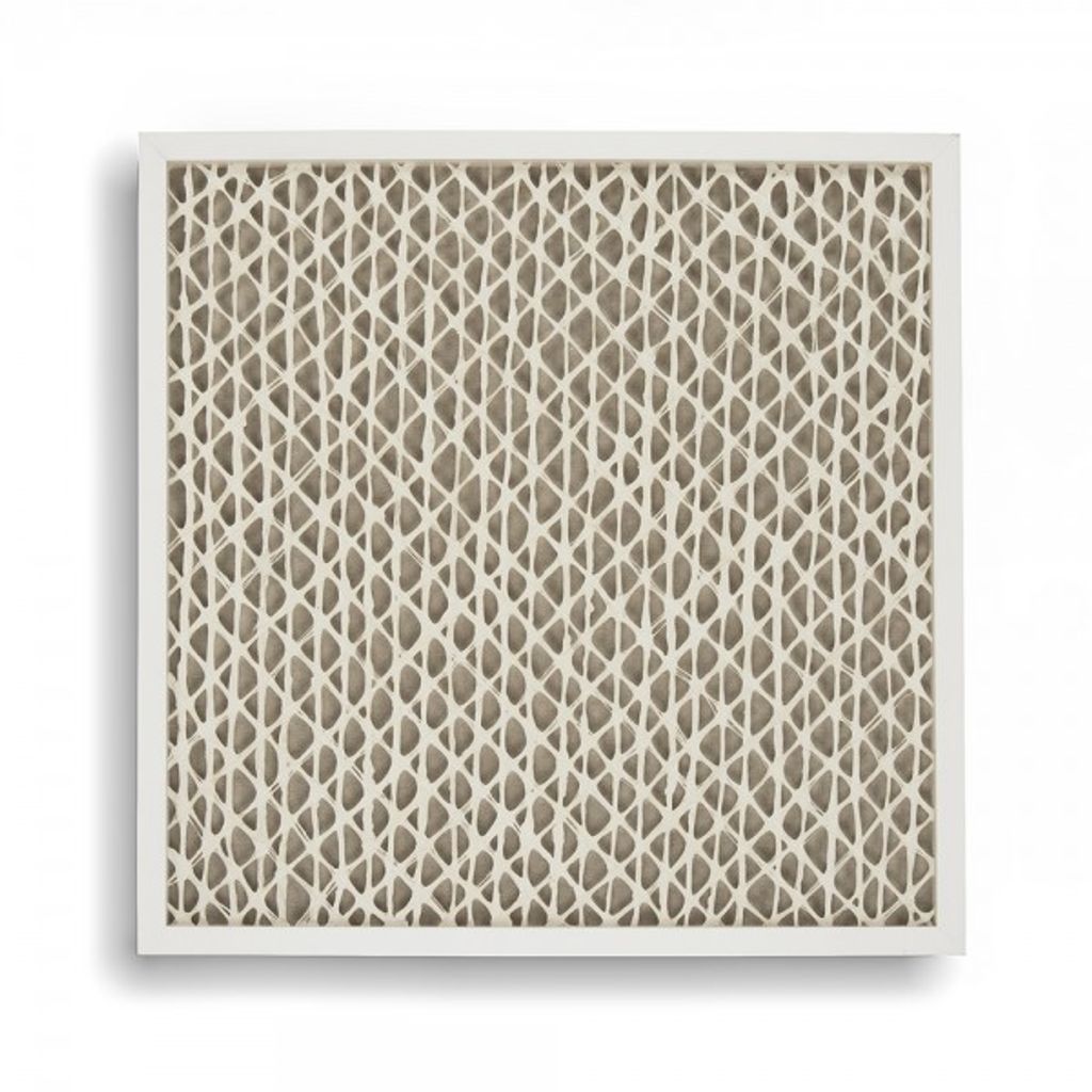 Framed Abstract Paper Wall Art (30"W)