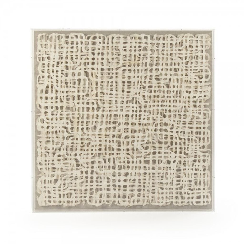 Framed Abstract Paper Wall Art (30"W)
