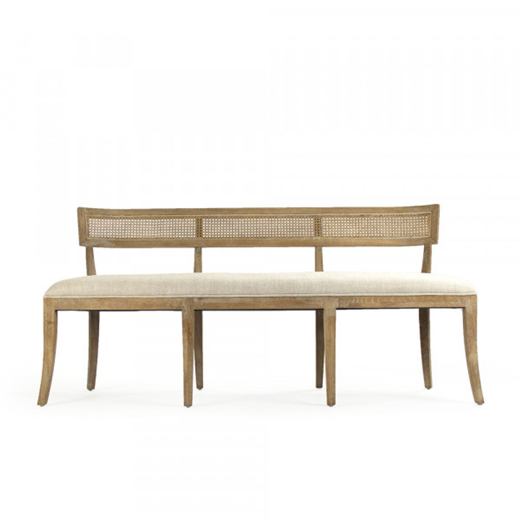 Carvell Cane Back Bench