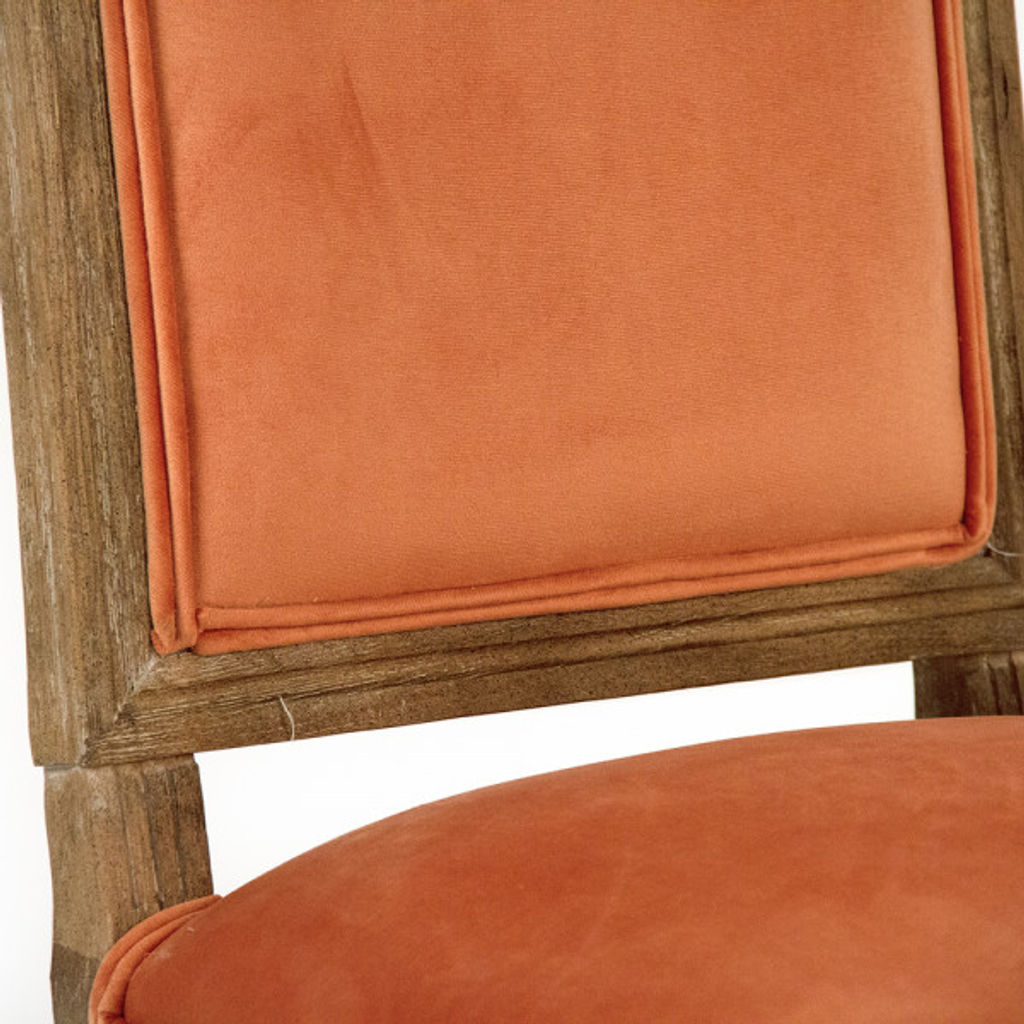 Clementine Velvet Louis Side Chair