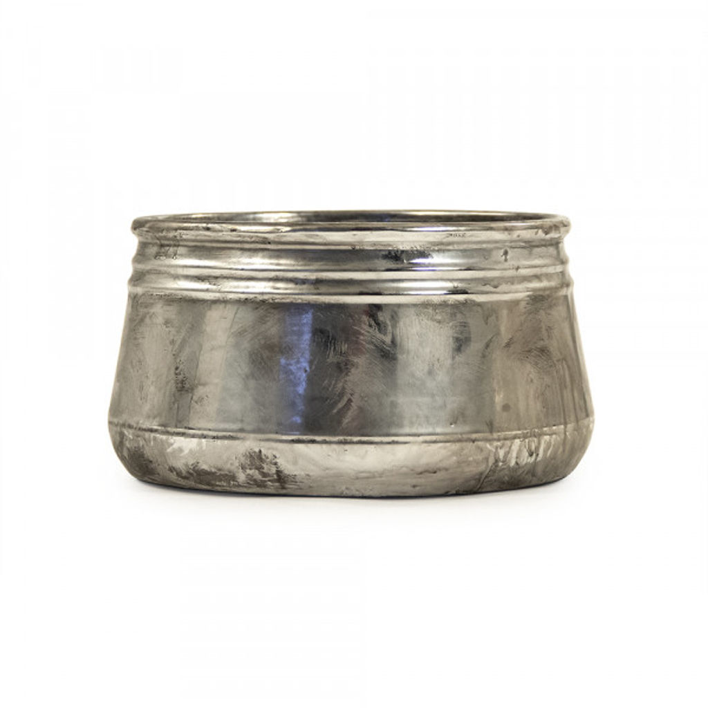 Distressed Metallic Bowl
