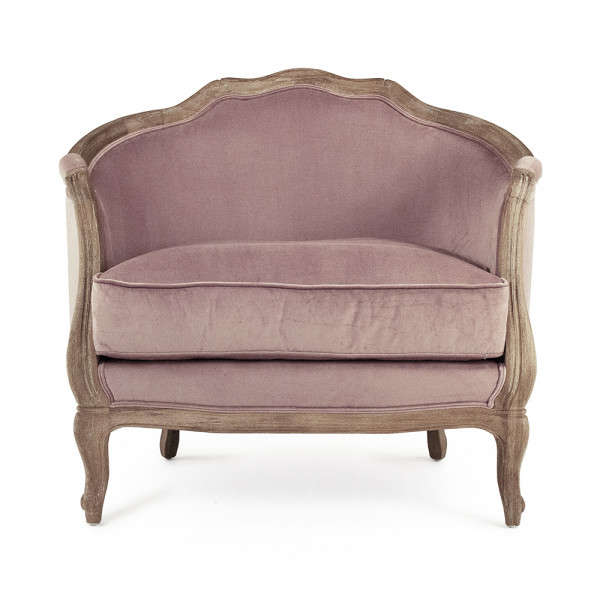 Dusty Rose Velvet Maison Club Chair