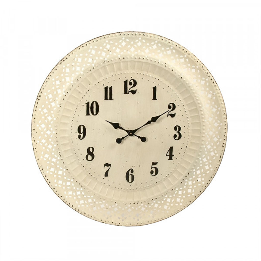 Iron Cutout Clock