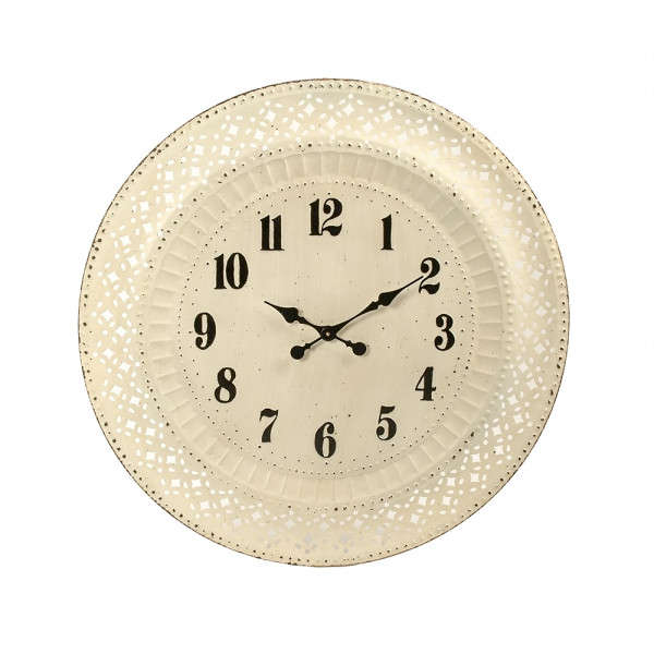 Iron Cutout Clock