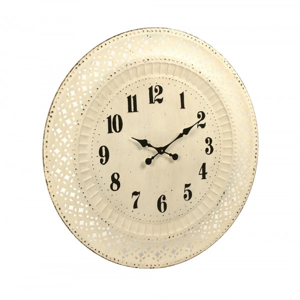 Iron Cutout Clock