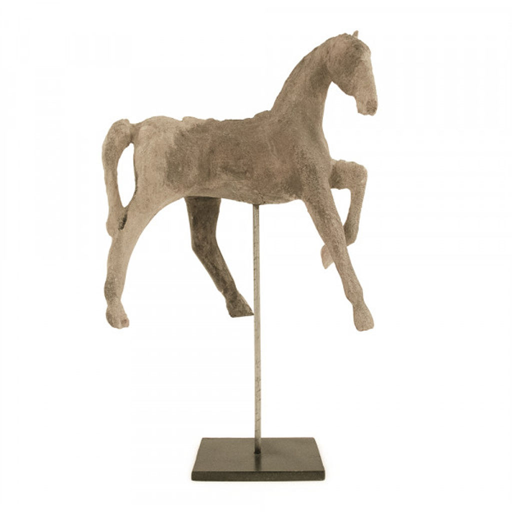 Resin Horse In Stand
