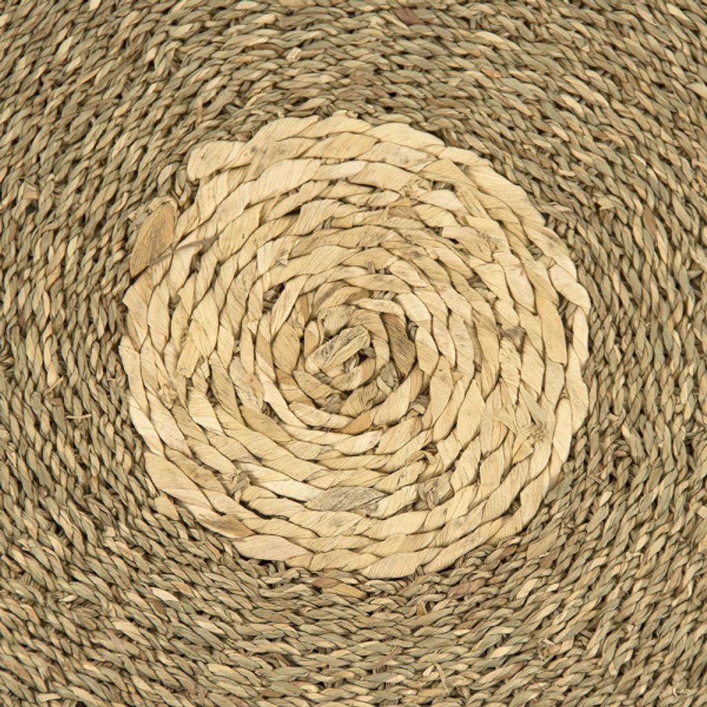 Round Striped Area Rug