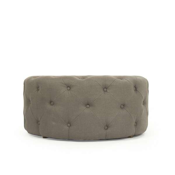 Round Tufted Ottoman
