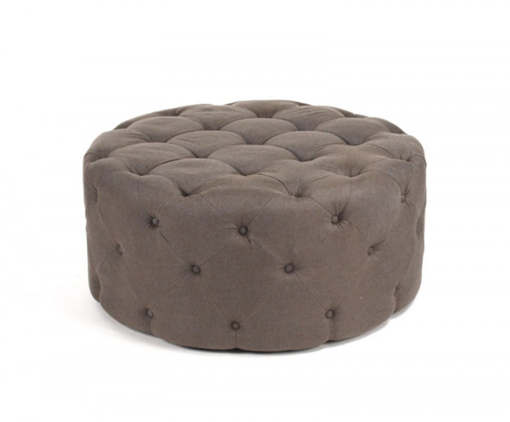 Preview image for Round Tufted Ottoman