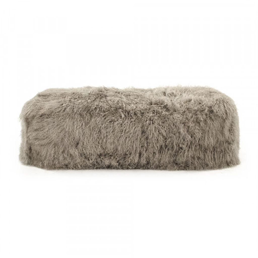 Tibetan Lamb Fur Bench