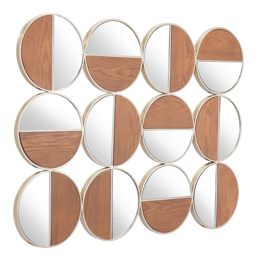 Cycle Round Mirror Multicolor