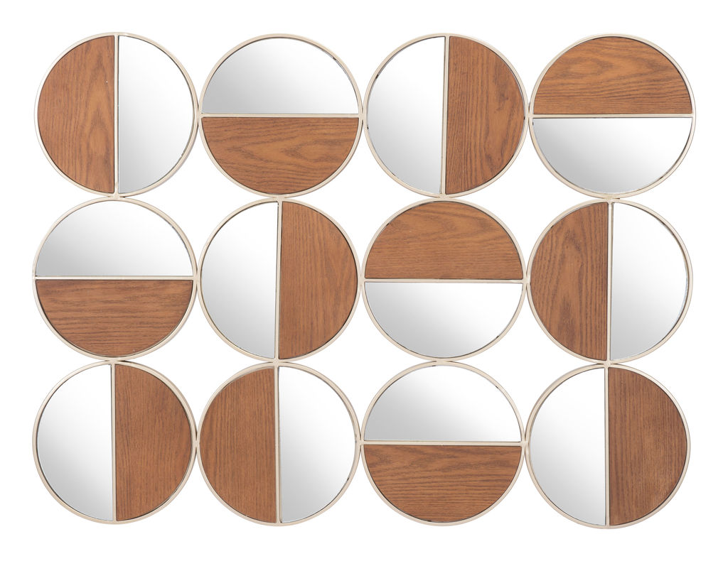 Cycle Round Mirror Multicolor