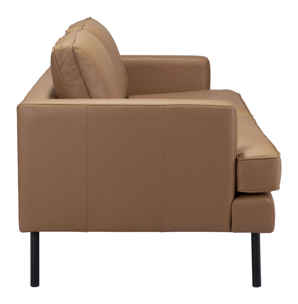 Small Scale Brown Sofa