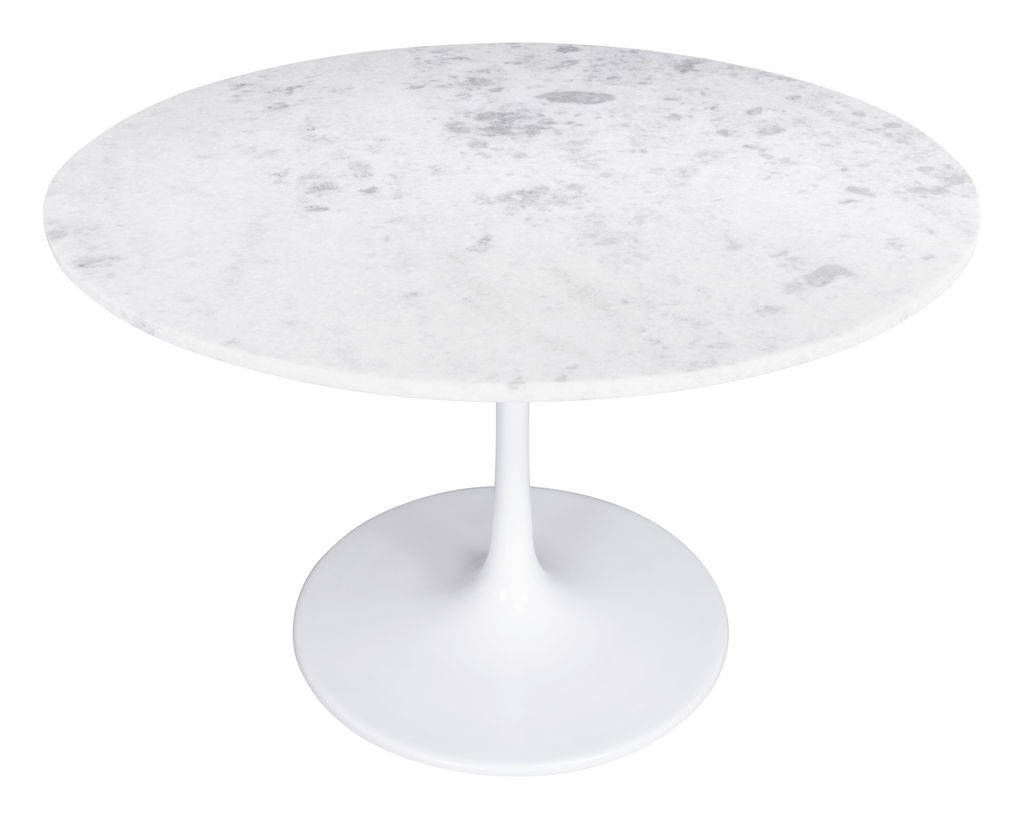 Classic Marble Dining Table White