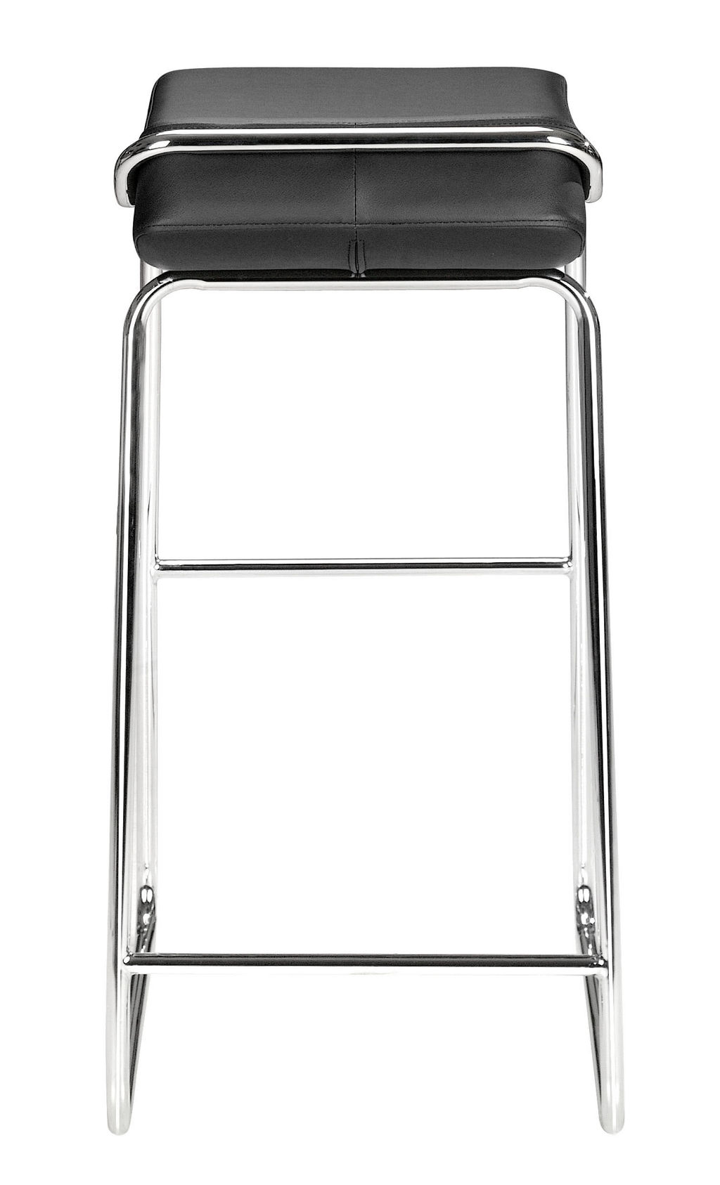 Wedge Barstool (Set Of 2) Black